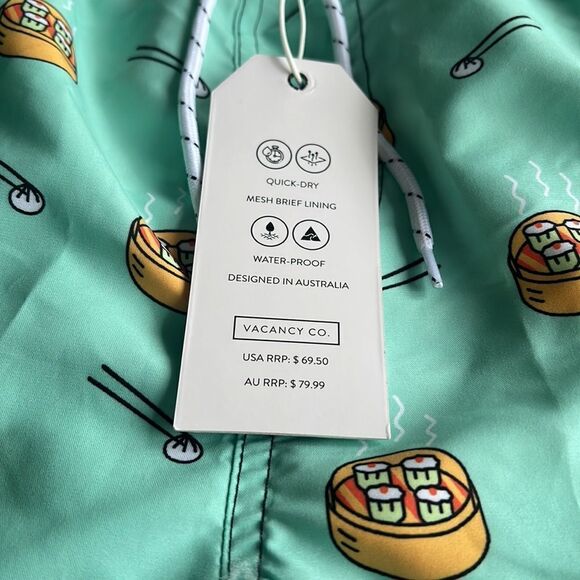 MENS SWIM TRUNKS SIZE L by VACANCY CO. AUSTRALIA - Picture 3 of 7